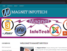 Tablet Screenshot of magnetinfotech.com